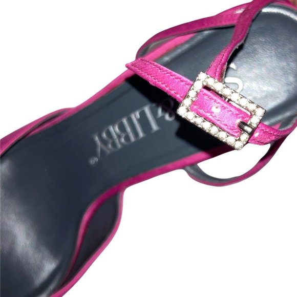 Sam & Libby Magenta Slingback Heels | Size 8M - Picture 8 of 10
